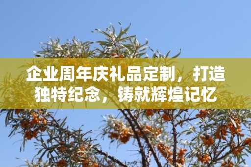 企业周年庆礼品定制，打造独特纪念，铸就辉煌记忆