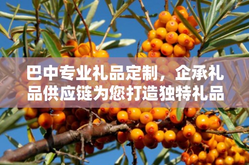 巴中专业礼品定制，企承礼品供应链为您打造独特礼品体验