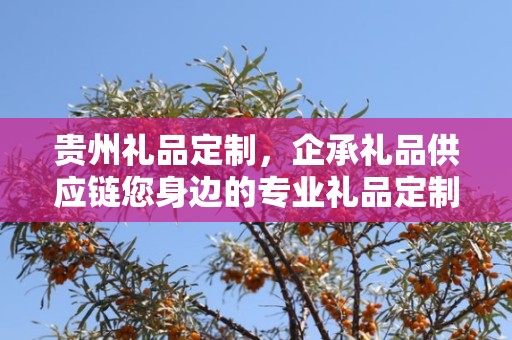贵州礼品定制，企承礼品供应链您身边的专业礼品定制公司